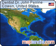 Dentist Dr. John Perrine satellite map