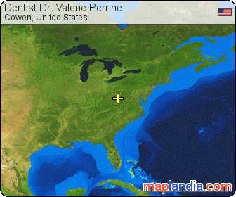 Dentist Dr. Valerie Perrine satellite map