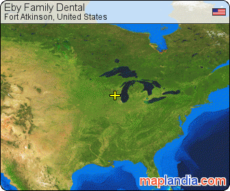 Eby Family Dental satellite map