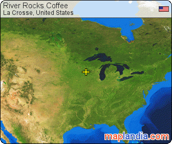 River Rocks Coffee satellite map