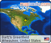 Bartz's Greenfield satellite map