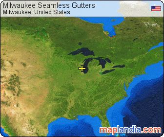 Milwaukee Seamless Gutters satellite map