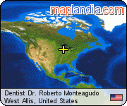 Dentist Dr. Roberto Monteagudo satellite map