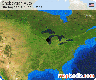 Sheboygan Auto satellite map