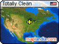 Totally Clean satellite map