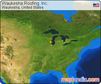 Waukesha Roofing, Inc. satellite map