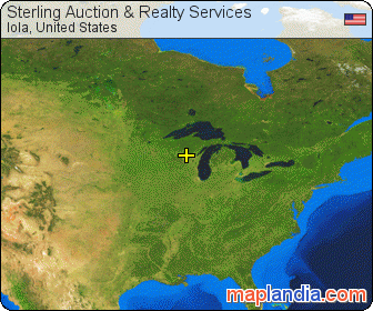 Sterling Auction & Realty Services satellite map