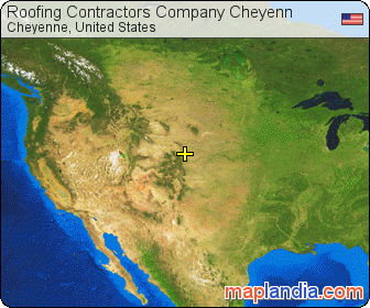 Roofing Contractors Company Cheyenn satellite map