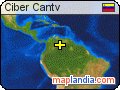 Ciber Cantv satellite map