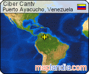 Ciber Cantv satellite map