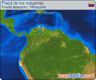 Plaza de los indígenas satellite map