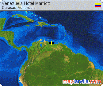 Venezuela Hotel Marriott satellite map