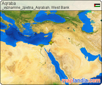 Aqraba satellite map