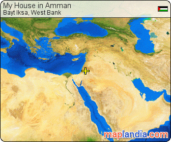 My House in Amman satellite map