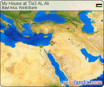 My House at Tla3 AL Ali satellite map