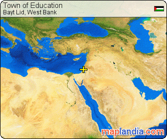 Town of Education satellite map