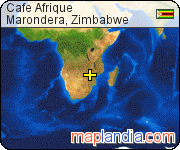 Cafe Afrique satellite map