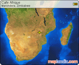 Cafe Afrique satellite map