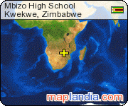 Mbizo High School satellite map