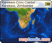 Kwekwe Civic Center satellite map