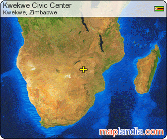 Kwekwe Civic Center satellite map